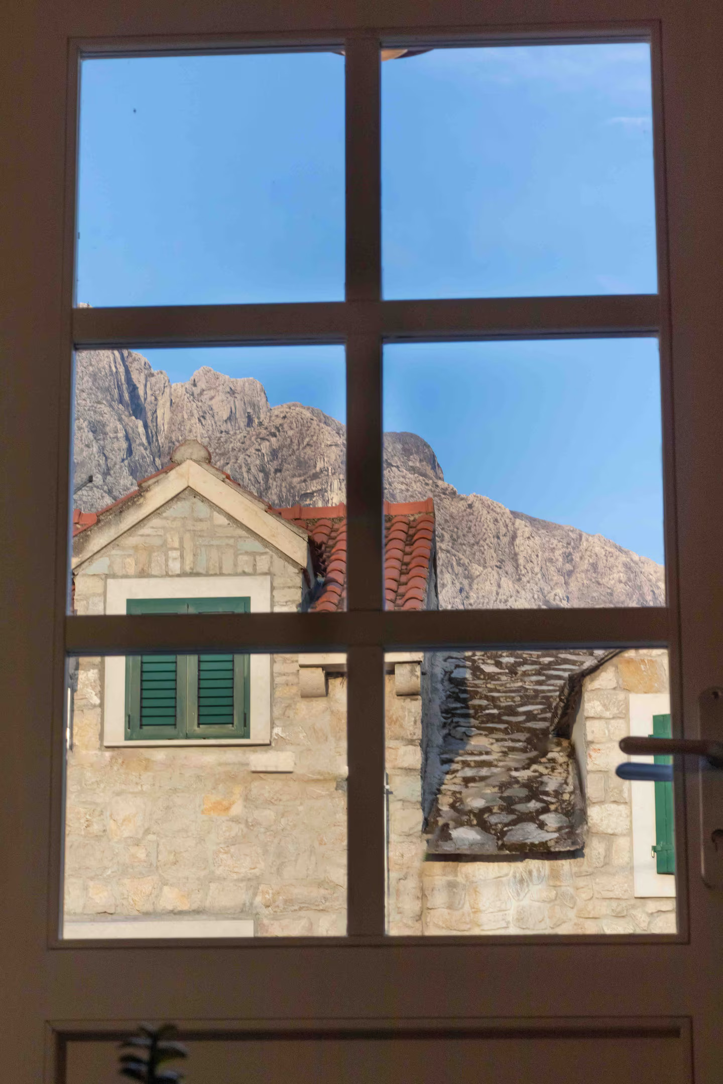 Window View to Mountain